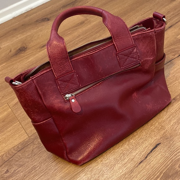 Red Leather Purse (Drake) - Picture 3 of 3